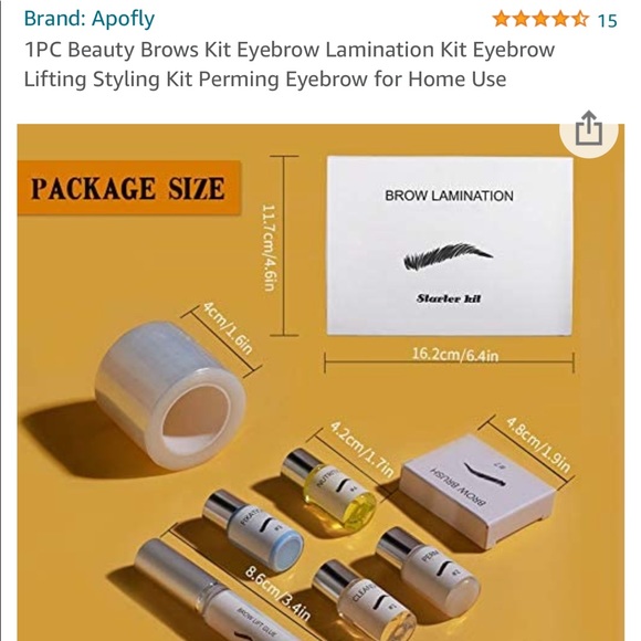 Free🚨with any order over 22$ Brow laminations - Picture 2 of 4